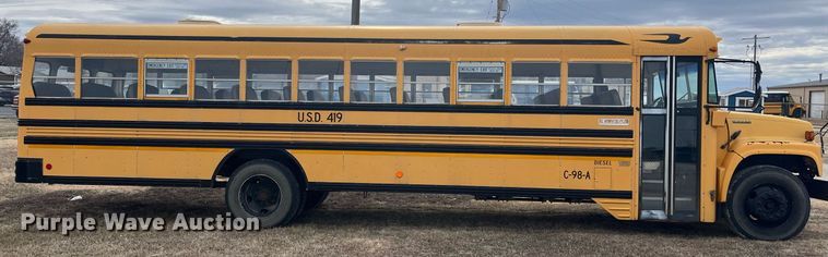 image for item DQ4032 1998 Blue Bird B7  school bus