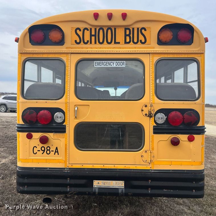 image for item DQ4032 1998 Blue Bird B7  school bus