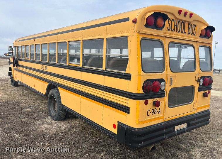 image for item DQ4032 1998 Blue Bird B7  school bus