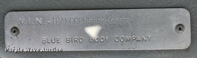 image for item DR8170 2008 Blue Bird Vision  school bus