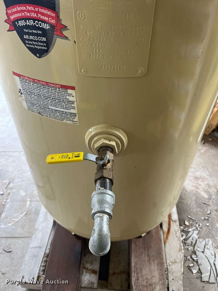 image for item HP9399 Ingersoll Rand TS7  air compressor