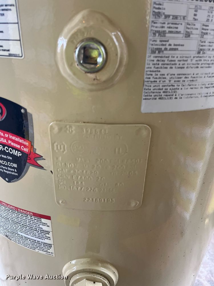 image for item HP9399 Ingersoll Rand TS7  air compressor