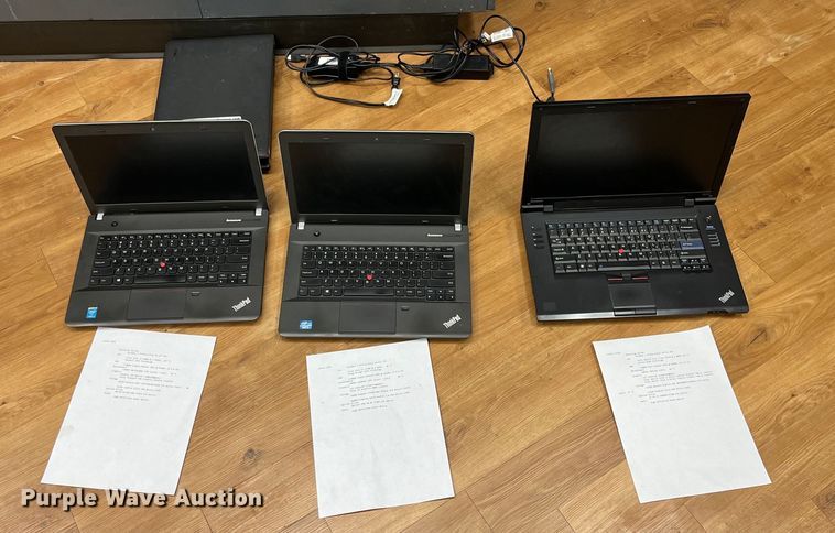 image for item HP9400 (5) Lenovo laptops