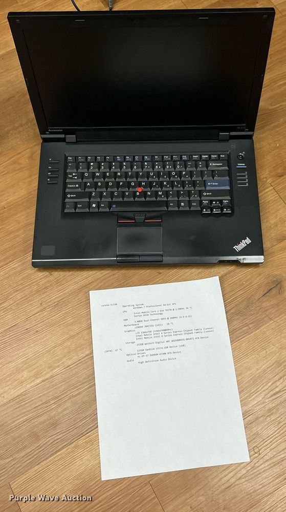 image for item HP9400 (5) Lenovo laptops