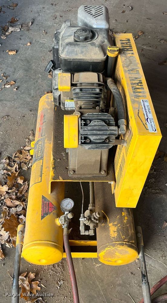 image for item HP9470 (2) Titan air compressors