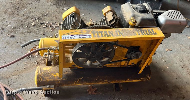 image for item HP9470 (2) Titan air compressors