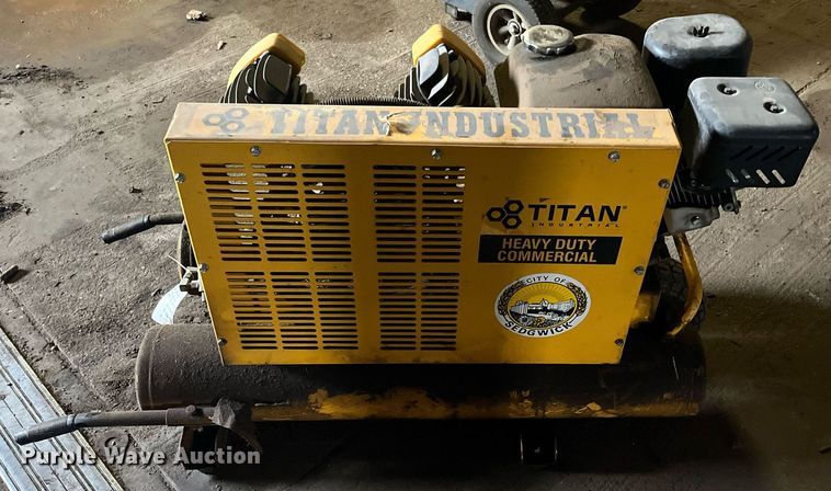 image for item HP9470 (2) Titan air compressors