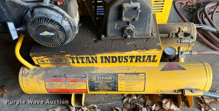 image for item HP9470 (2) Titan air compressors