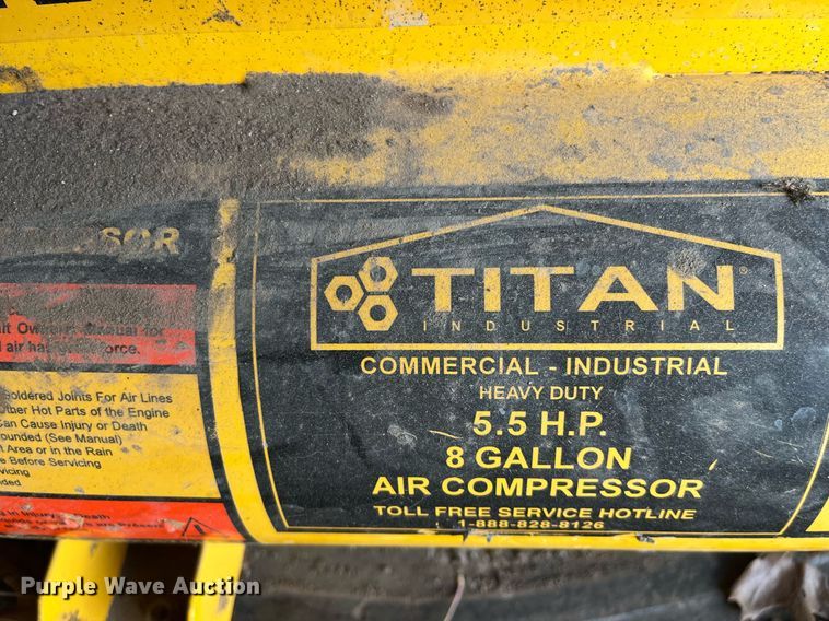 image for item HP9470 (2) Titan air compressors