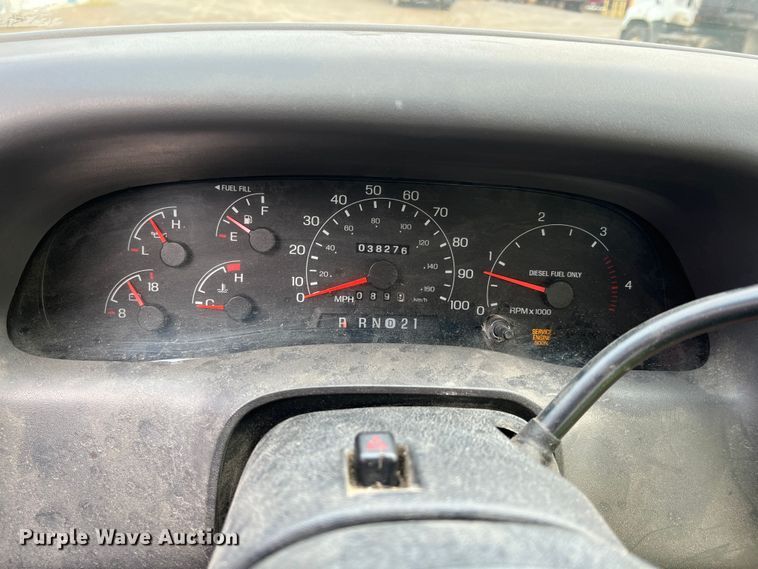 image for item ID9466 1999 Ford F550 Super Duty  Crew Cab dump flatbed truck