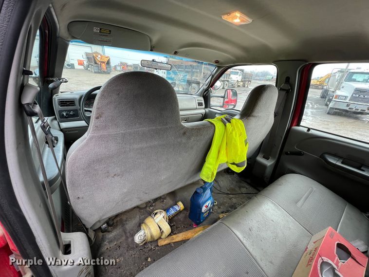 image for item ID9466 1999 Ford F550 Super Duty  Crew Cab dump flatbed truck