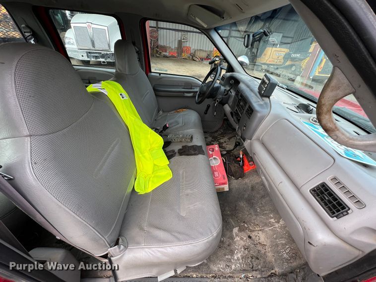 image for item ID9466 1999 Ford F550 Super Duty  Crew Cab dump flatbed truck