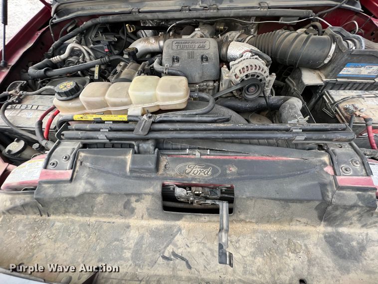 image for item ID9466 1999 Ford F550 Super Duty  Crew Cab dump flatbed truck