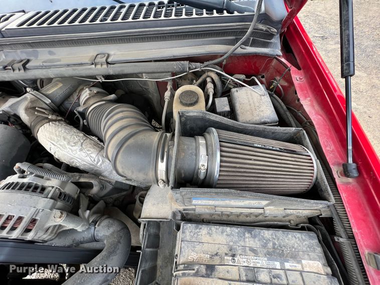 image for item ID9466 1999 Ford F550 Super Duty  Crew Cab dump flatbed truck