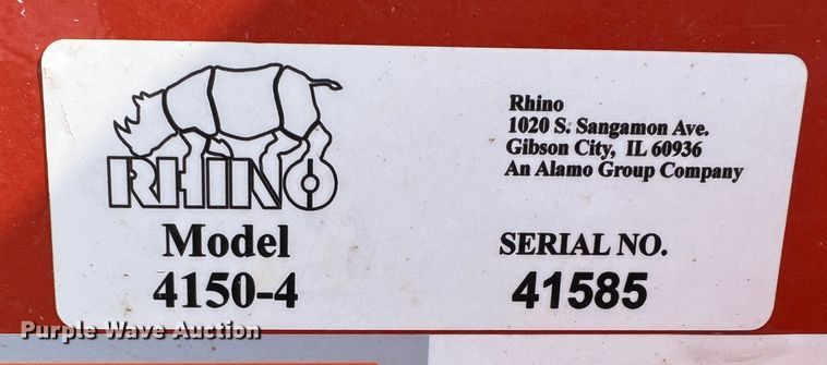 image for item ID9467 Rhino 4150  batwing rotary mower