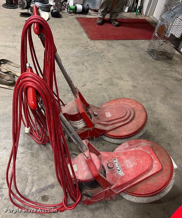 image for item ID9472 (2) Clarke 1000 floor burnishers