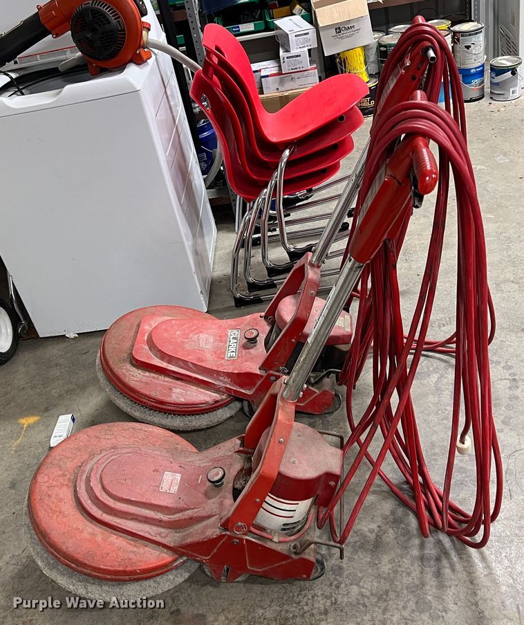 image for item ID9472 (2) Clarke 1000 floor burnishers