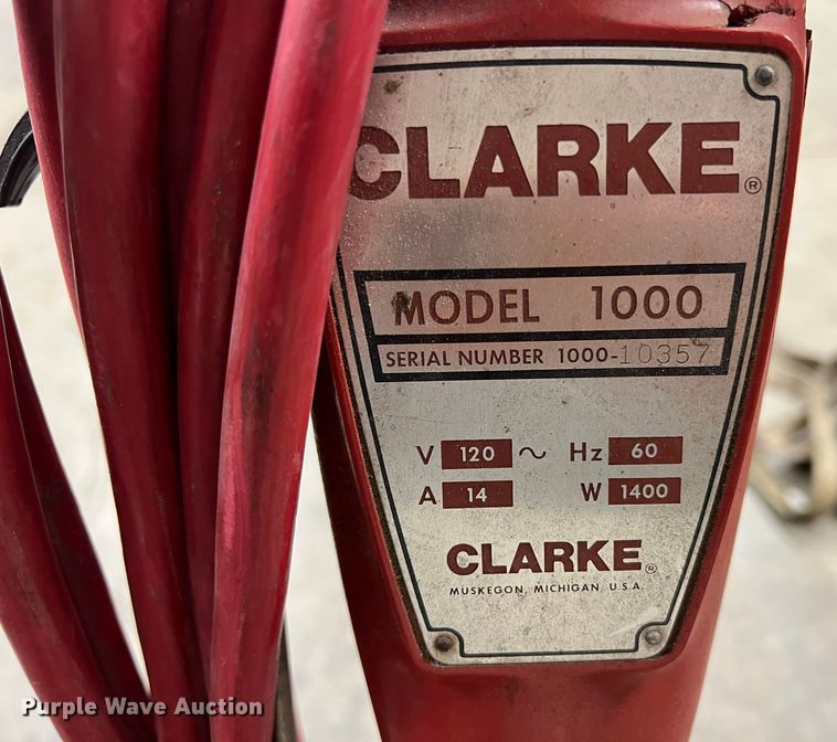 image for item ID9472 (2) Clarke 1000 floor burnishers
