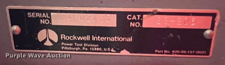 image for item ID9474 Rockwell 14  bandsaw
