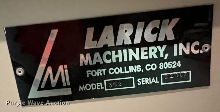 image for item ID9475 Larick Machinery 362  drum sander