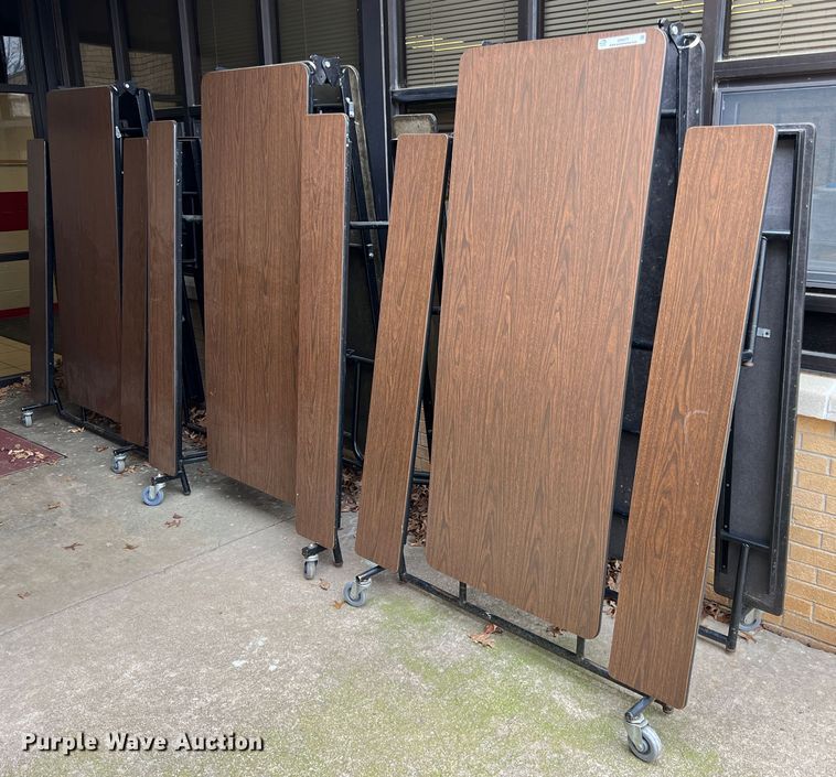 image for item ID9477 (6) 10'L lunchroom tables