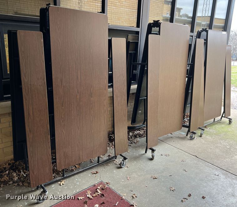 image for item ID9477 (6) 10'L lunchroom tables