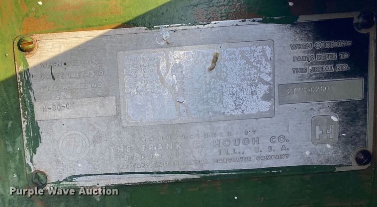 image for item IG9908 1967 Drott H-90CM  wheel loader