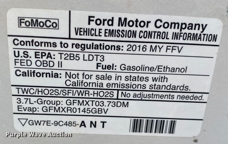 image for item IG9915 2016 Ford Explorer Police Interceptor  SUV