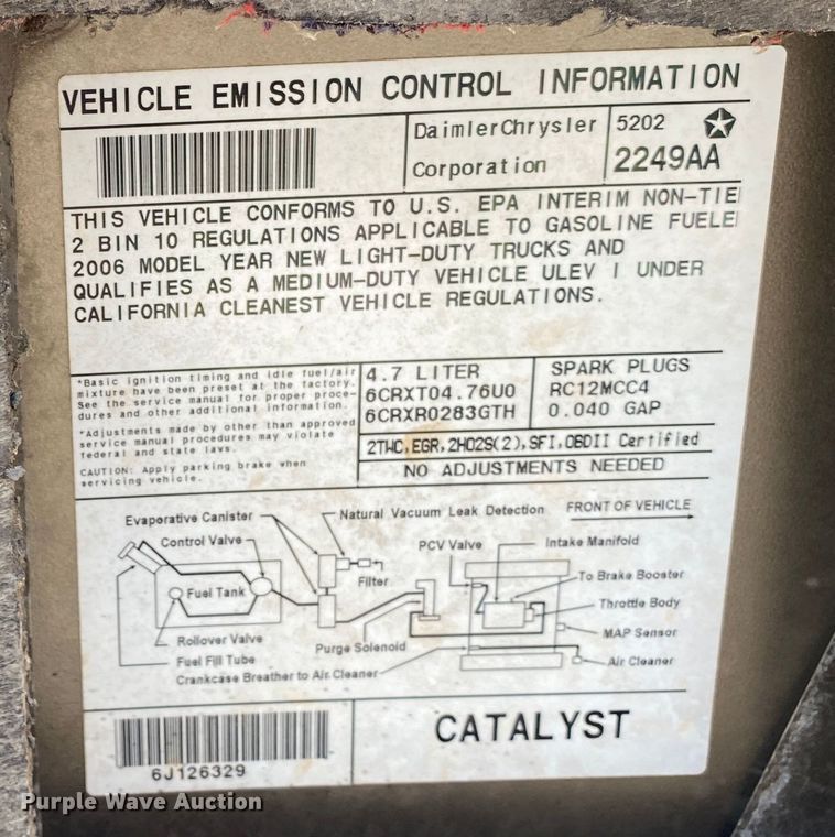 image for item IG9917 2006 Dodge Ram 1500  Quad Cab pickup truck