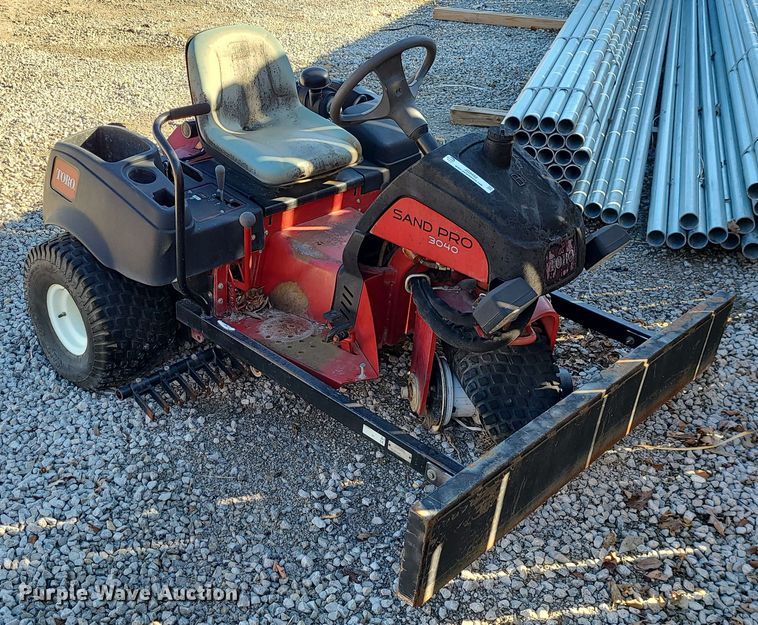 Toro Sand Pro 3040 bunker rake in Liberty, MO Item JG9492 sold