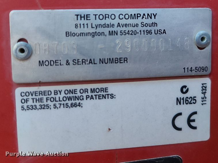 image for item JG9492 Toro Sand Pro 3040  bunker rake