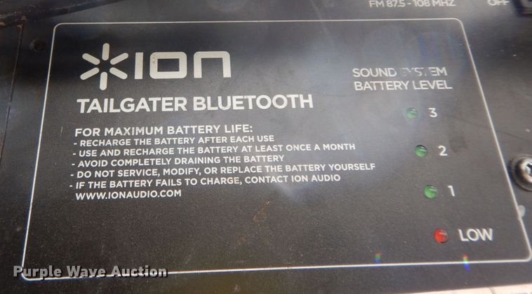 image for item JQ9760 Ion Tailgator  speaker
