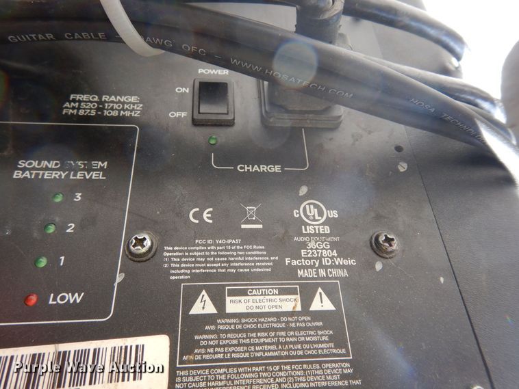 image for item JQ9760 Ion Tailgator  speaker