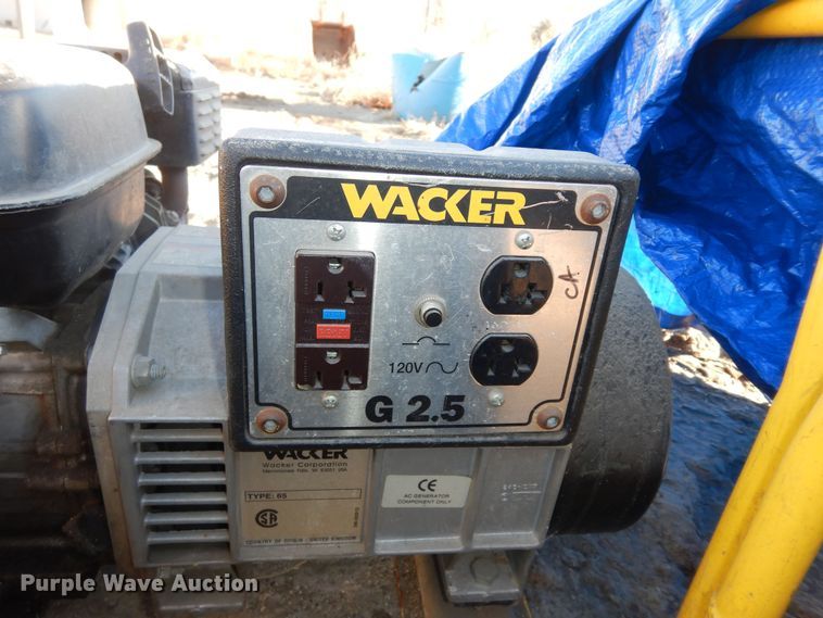image for item JQ9776 (4) Wacker G2.5 generators