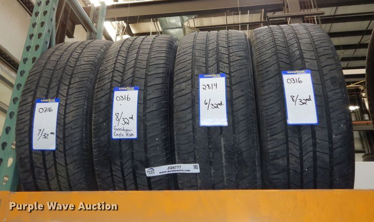 image for item JQ9777 (4) Goodyear Eagle RSA 235/55R17 tires