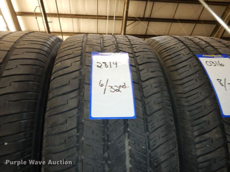 image for item JQ9777 (4) Goodyear Eagle RSA 235/55R17 tires