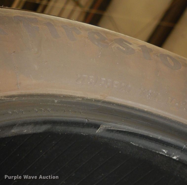 image for item JQ9778 (4) Firestone Firehawk 275/55R20 tires