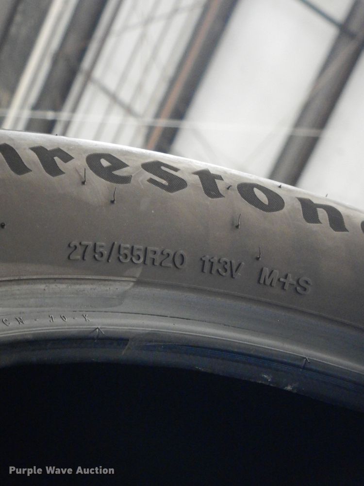 image for item JQ9778 (4) Firestone Firehawk 275/55R20 tires