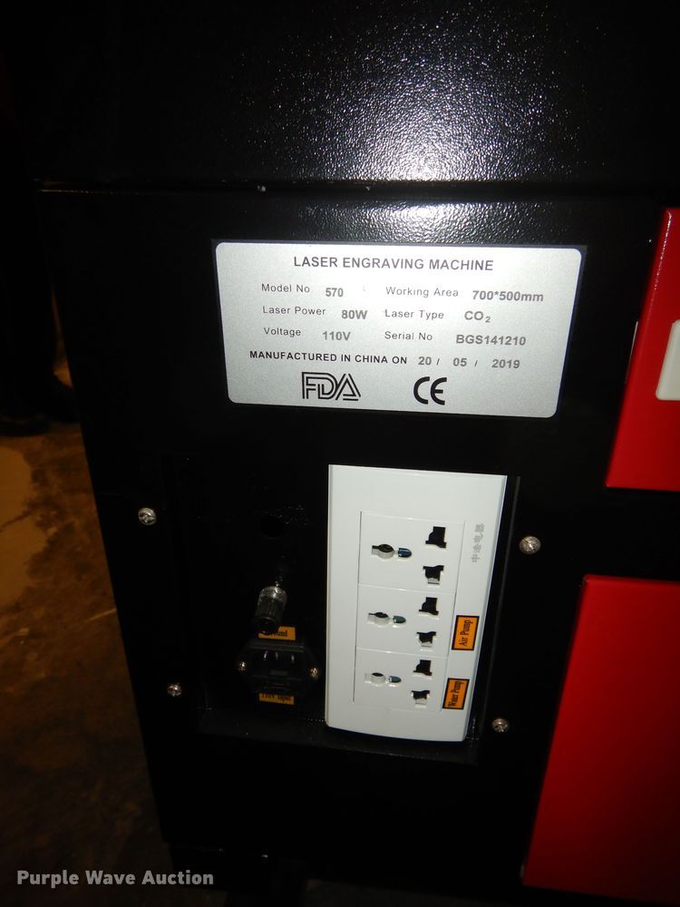 image for item JQ9799 2019 FDA 570  laser engraving machine