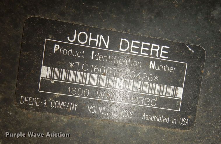 image for item KS9573 John Deere 1600 Series II  lawn mower