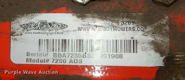 image for item KS9575 Bad Boy 7200  ZTR lawn mower
