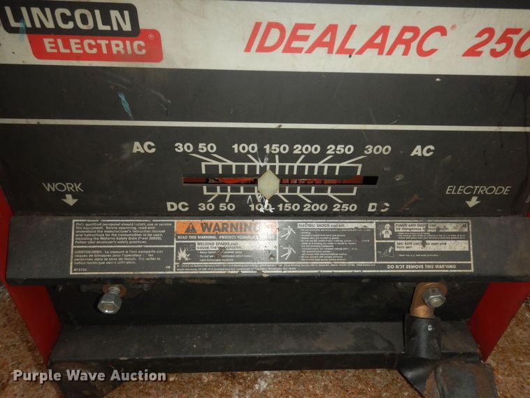 image for item KS9581 Lincoln Electric Idealarc 250  welder