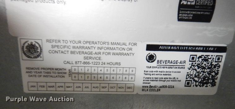 image for item KS9588 Beverage-Air  milk cooler