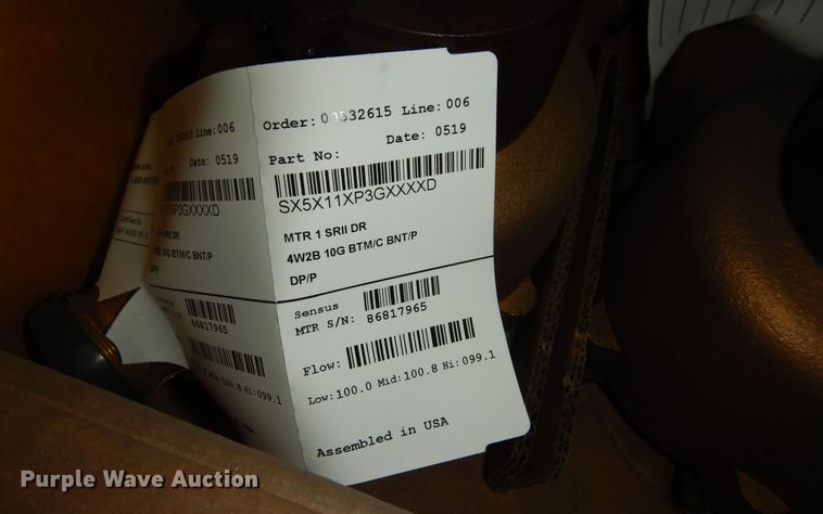 image for item KS9593 (11) Sensus 1" water meters