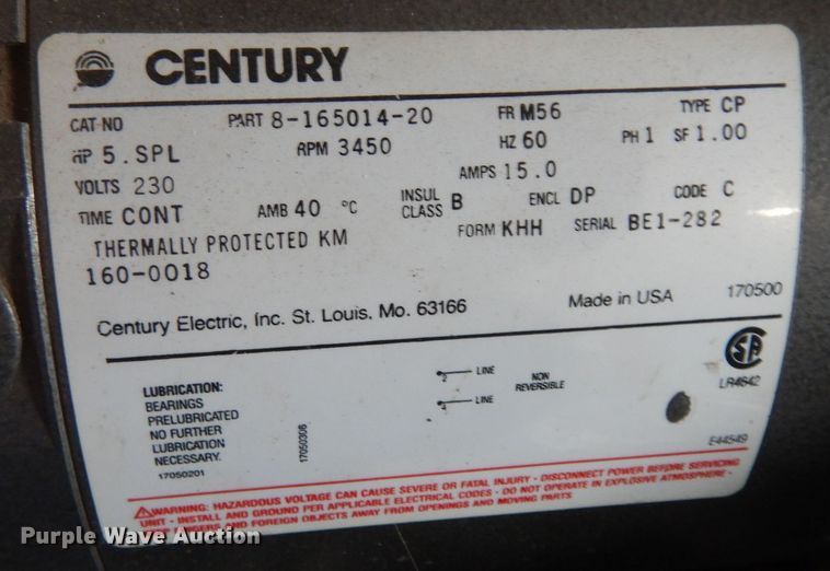 image for item KS9604 Sanborn  air compressor