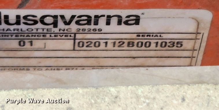 image for item KT9378 Husqvarna PZ6034FX  ZTR lawn mower