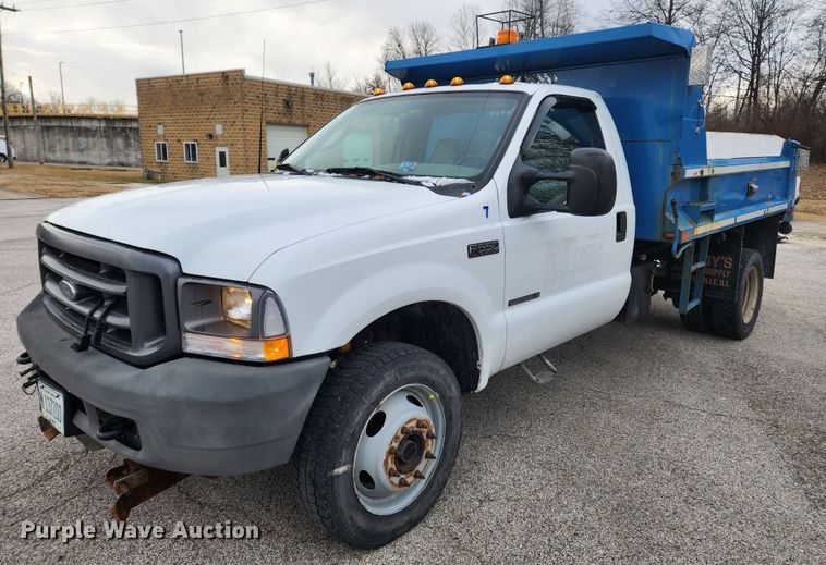 image for item KT9422 2003 Ford F550 Super Duty XL  dump truck