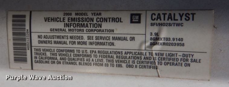 image for item LI9048 2008 Chevrolet Uplander  handicap accessible van