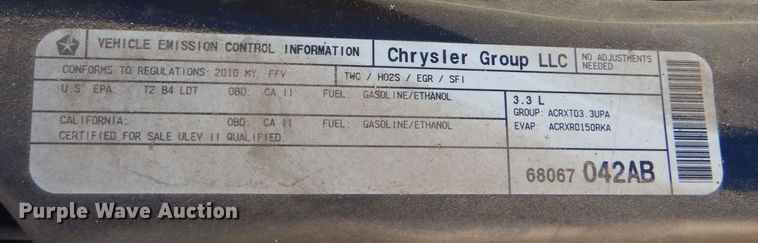 image for item LI9052 2010 Dodge Grand Caravan SE  handicap accessible van