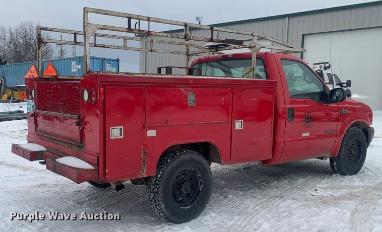 image for item LI9064 1999 Ford F250 Super Duty  utility bed pickup truck